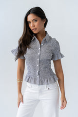 Brianna Smocked Top - FINAL SALE