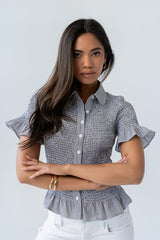Brianna Smocked Top - FINAL SALE