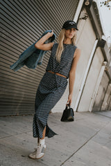 Baylor Plaid Midi Skirt - FINAL SALE