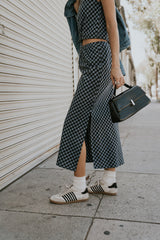 Baylor Plaid Midi Skirt - FINAL SALE