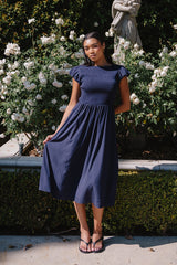 Harshell Smocked Midi Dress - FINAL SALE