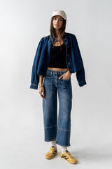 Mylah Wide Leg Jeans in Medium Wash - FINAL SALE