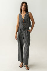 Lea Plaid Vest - FINAL SALE