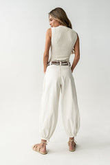 Correy Pants in Off White - FINAL SALE