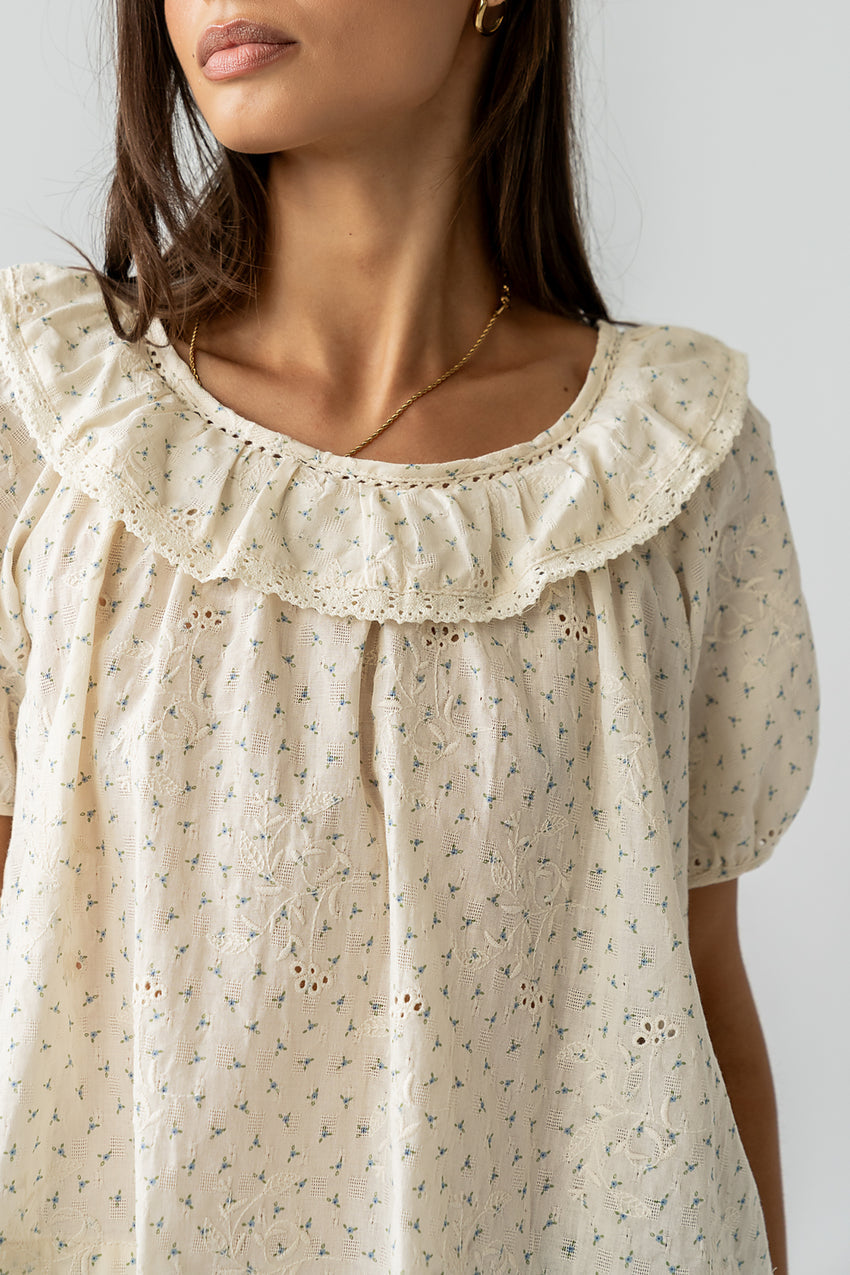 Nancie Floral Blouse - FINAL SALE