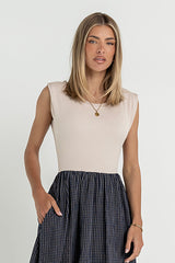 Tilly Mixed Media Dress - FINAL SALE
