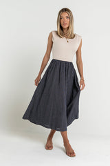 Tilly Mixed Media Dress - FINAL SALE