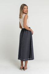 Tilly Mixed Media Dress - FINAL SALE