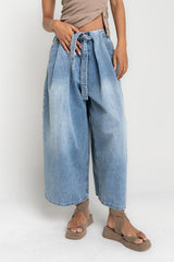 Bentlee Cropped Baggy Jeans - FINAL SALE