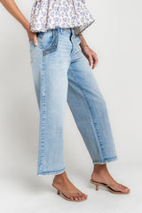 Corina Cropped Wide Leg Jeans - FINAL SALE