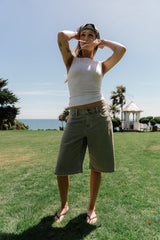 Riley Denim Bermuda Shorts - FINAL SALE