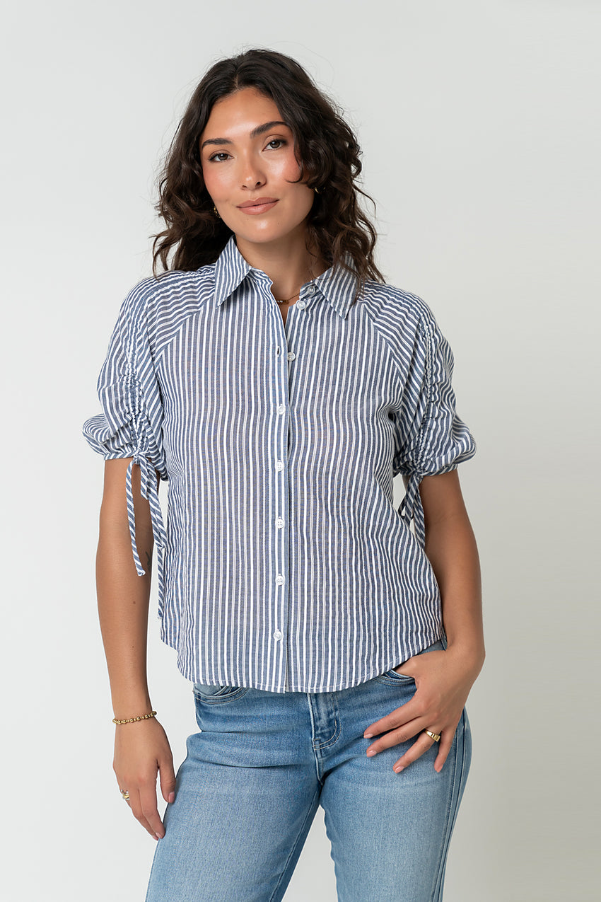Kylen Striped Button Up