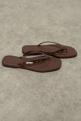 Trixie Jelly Sandal in Leopard