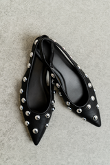Arizona Slingback Flat in Black