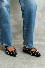 Arizona Slingback Flat in Black