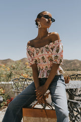 Soma Floral Top - FINAL SALE
