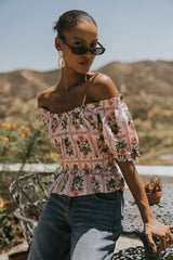 Soma Floral Top - FINAL SALE