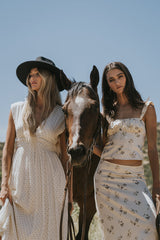 Kellie Polka Dot Maxi Dress