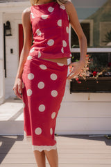Taya Polka Dot Midi Skirt - FINAL SALE