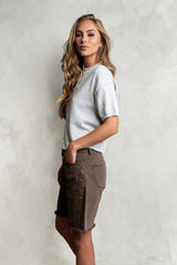 Camila Sweater in Heather Grey