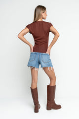 Sloane Distressed Shorts