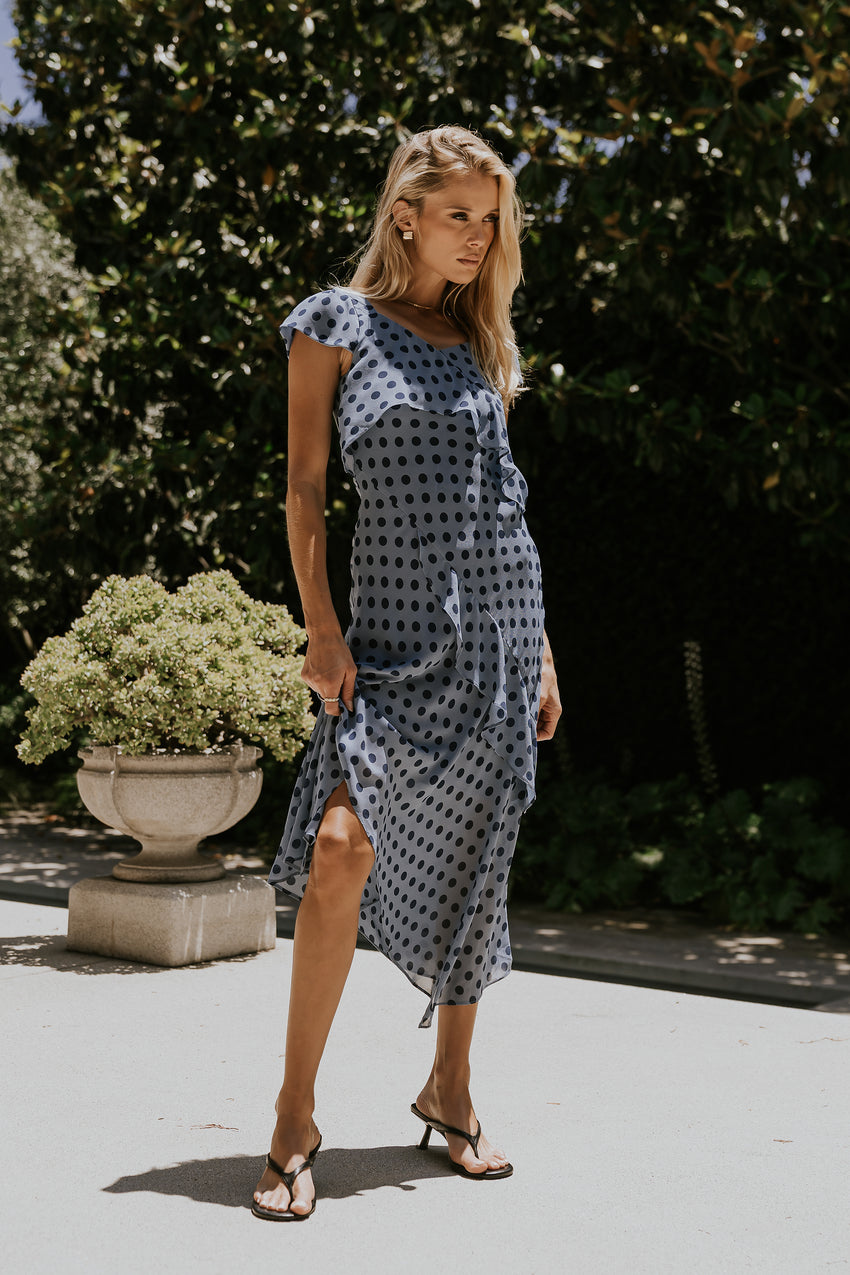 Ines Ruffle Maxi Dress