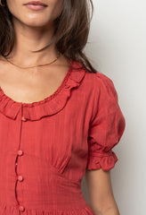 Demi Maxi Dress in Rose - FINAL SALE
