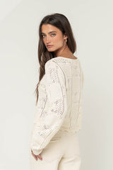 Corinne Crochet Cardigan