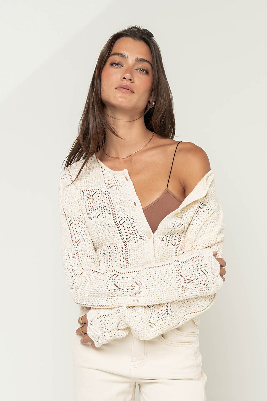 Corinne Crochet Cardigan