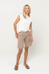 Kaydence Bermuda Shorts in Mushroom