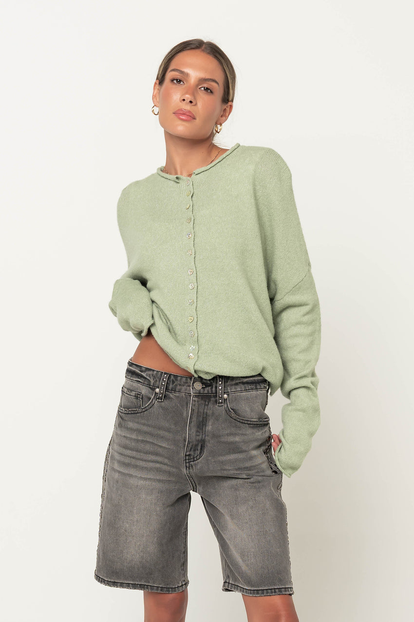 Ellery Novelty Button Down Cardigan