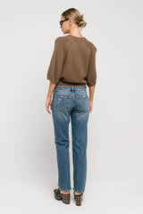 Camille Oversized Sweater in Brown