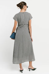 Jacqueline Gingham Midi Dress