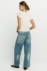 Marko Lace Top in Cream