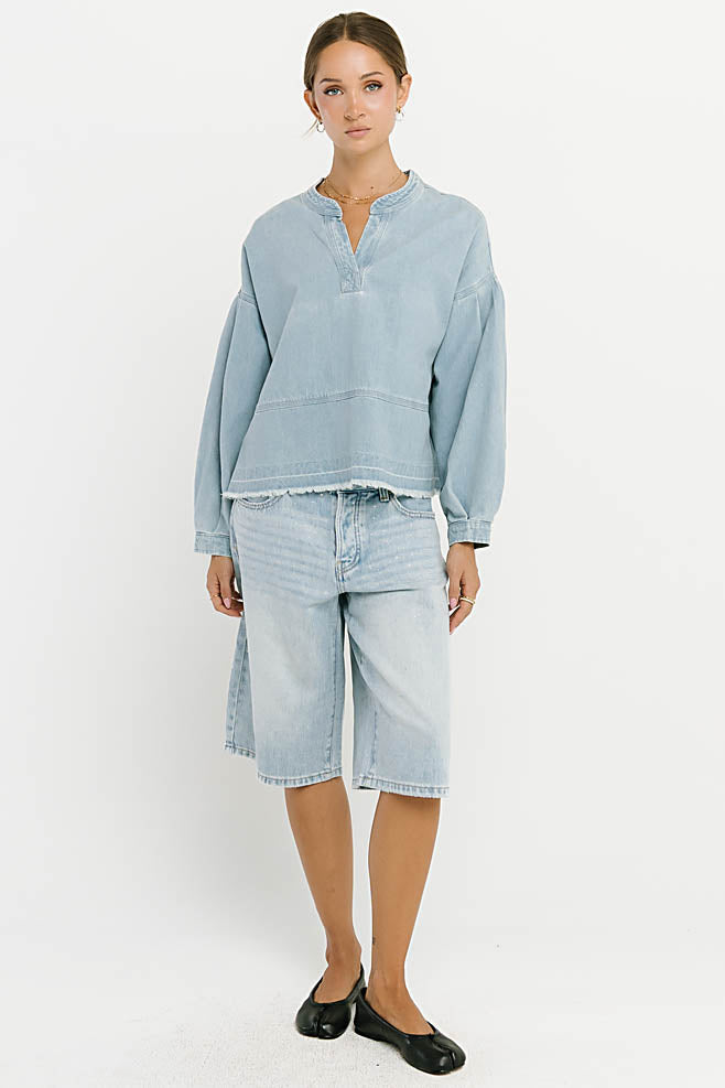 Salome Baggy Denim Shorts