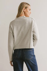 Leander Knit Sweater in Grey - FINAL SALE
