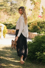 Avery Crinkle Joggers in Black - FINAL SALE