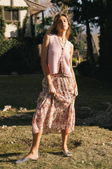Brianni Floral Midi Skirt - FINAL SALE