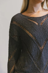 Breezy Knit Sweater in Grey - FINAL SALE