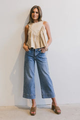 Torry Cropped Wide Leg Jeans - FINAL SALE