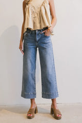 Torry Cropped Wide Leg Jeans - FINAL SALE
