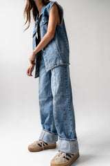 Amina Relaxed Wide Leg Jeans - FINAL SALE