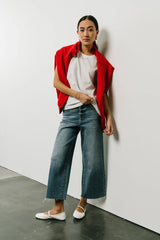 Colette Wide Leg Jeans in Medium Wash - FINAL SALE