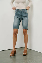 Miley Bermuda Shorts in Medium Wash - FINAL SALE