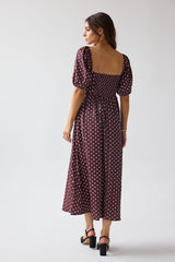 Jersey Polka Dot Midi Dress - FINAL SALE