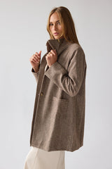 Jason Herringbone Coat - FINAL SALE