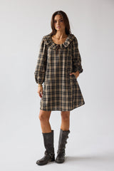Darlene Plaid Midi Dress - FINAL SALE