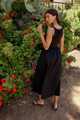 Barrett Midi Dress in Black - FINAL SALE