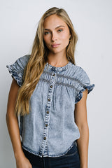 Brecklyn Denim Button Up - FINAL SALE