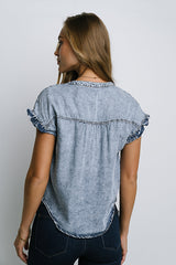 Brecklyn Denim Button Up - FINAL SALE
